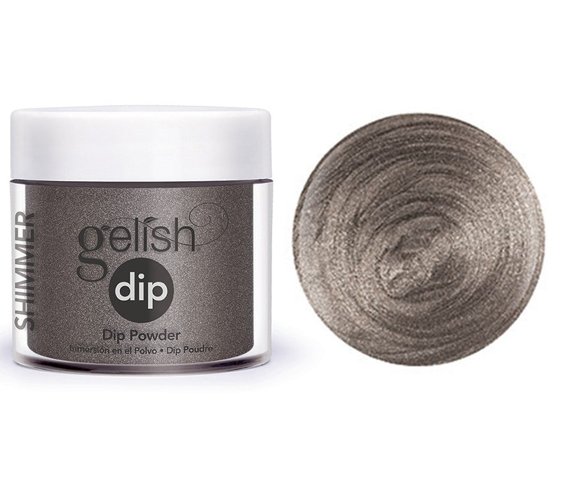 Gelish Dip Powder Chain Reaction - Pewter Metallic