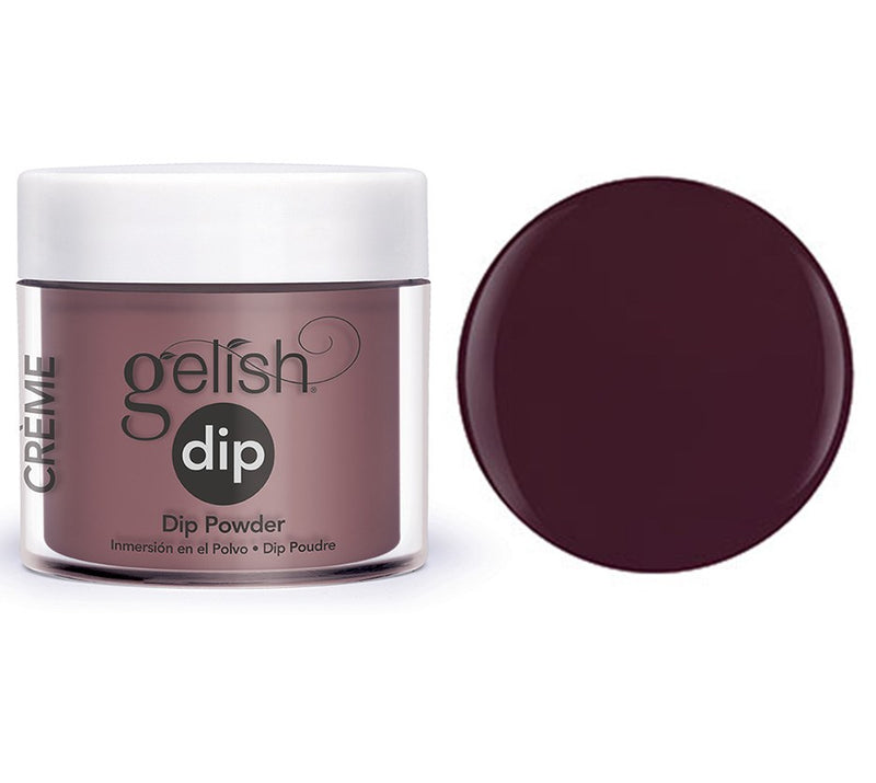 Gelish Dip Powder A Little Naughty - Eggplant Creme