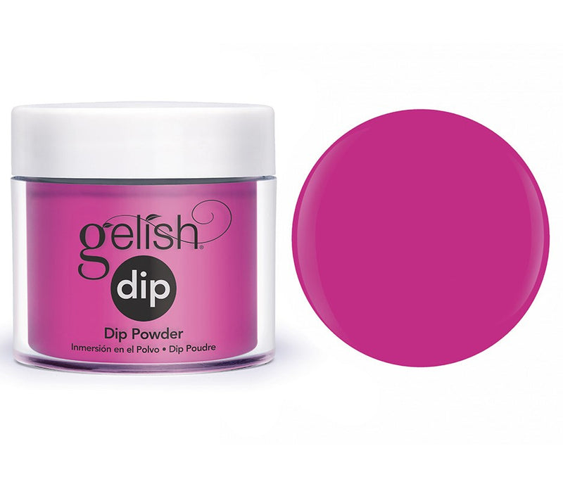 Gelish Dip Powder Woke Up This Way - Electric Fuchsia Creme