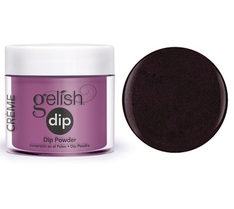 Gelish Dip Powder Bella's Vampire - Deep Purple Creme