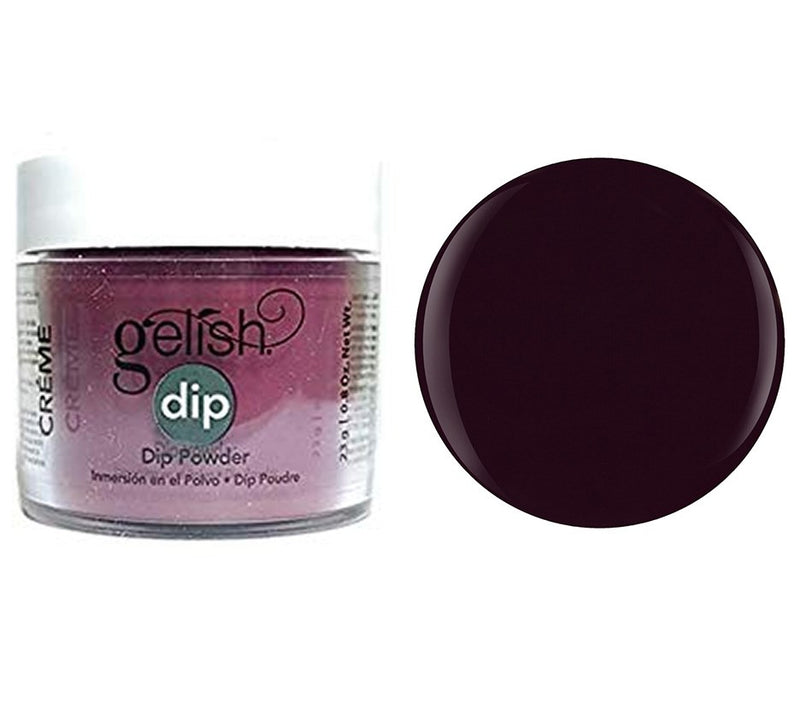 Gelish Dip Powder Love Me Like A Vamp - Dark Purple Creme