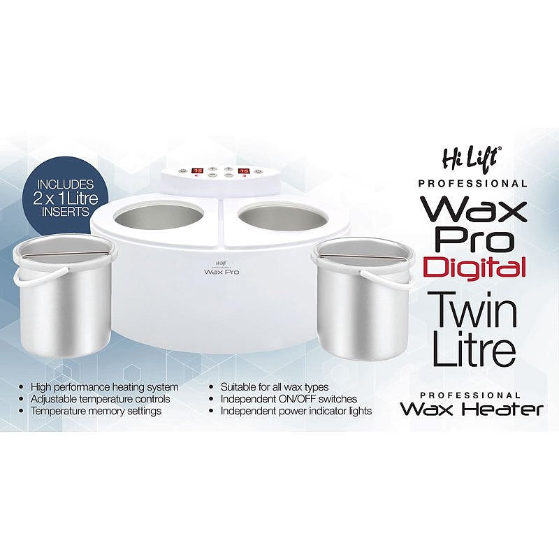 Hi Lift Wax Pro DIGITAL Twin Litre Wax Heater