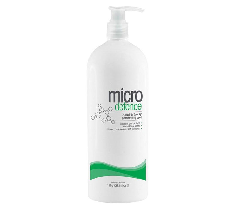 CaronLab Micro Defence Hand & Body Sanitising Gel - 1 Litre