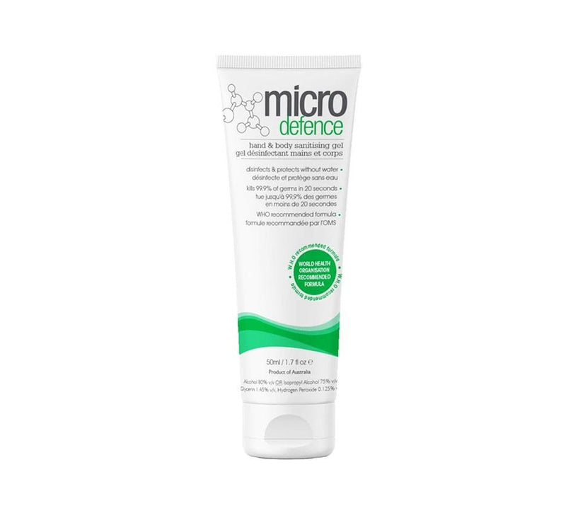 CaronLab Micro Defence Hand & Body Sanitising Gel - 50ml