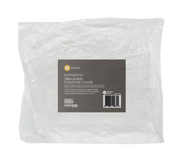 CaronLab Disposable Face / Head Rest Cover - 20 Pack