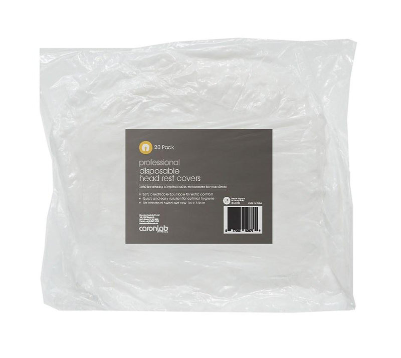 CaronLab Disposable Face / Head Rest Cover - 20 Pack