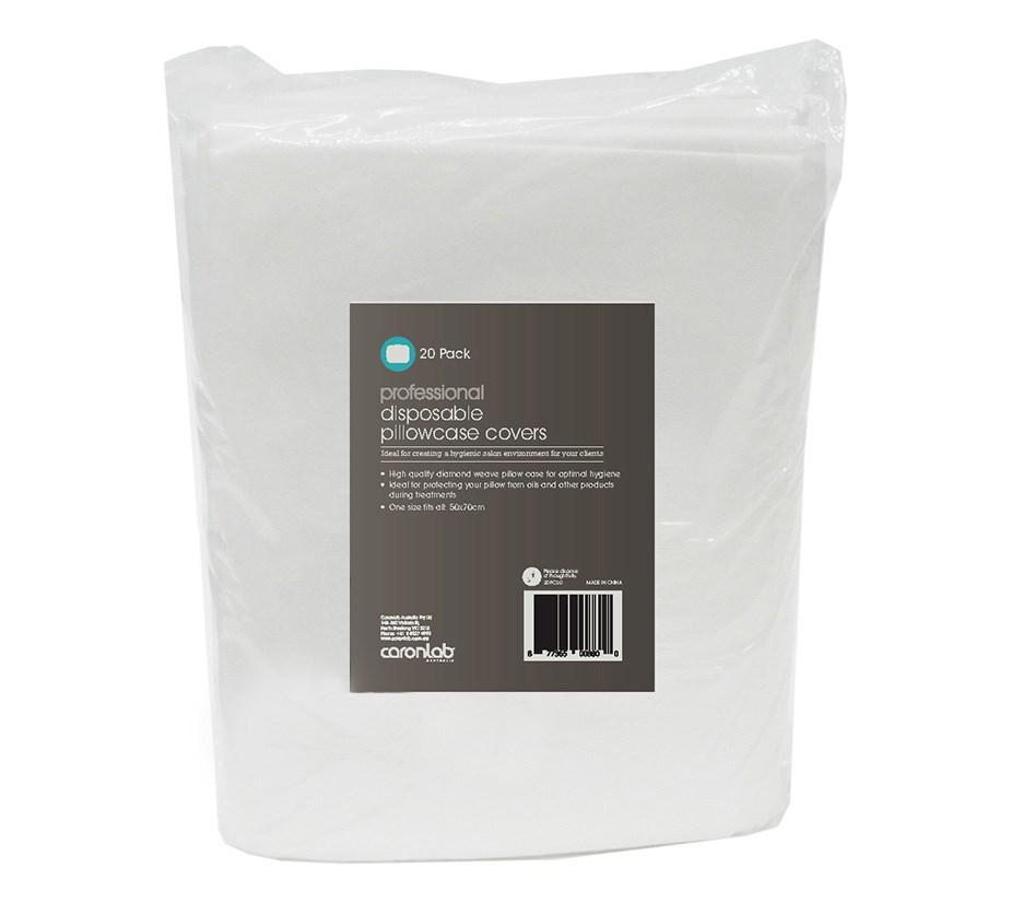 CaronLab Disposable Pillow Case Cover - 20 Pack