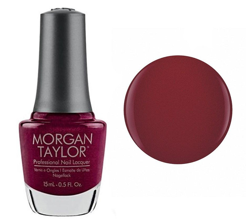 Morgan Taylor A Tale of Two Nails - Red Pearl