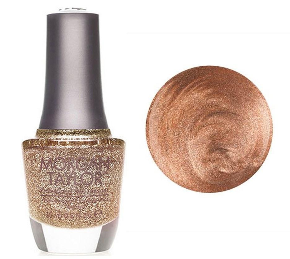 Morgan Taylor Bronzed - Rose Gold Glitter