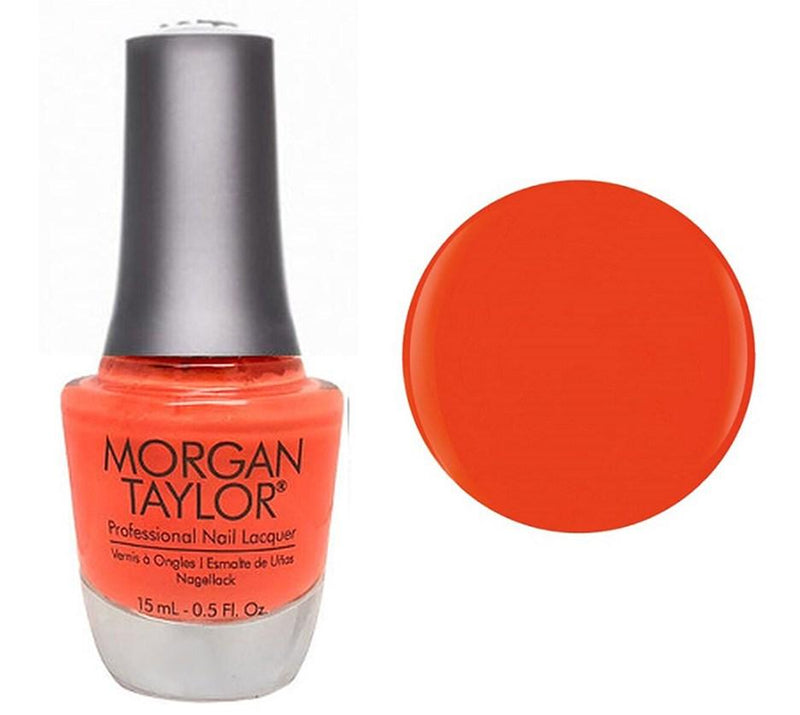 Morgan Taylor Tiki Tiki Laranga - Orange Neon Creme