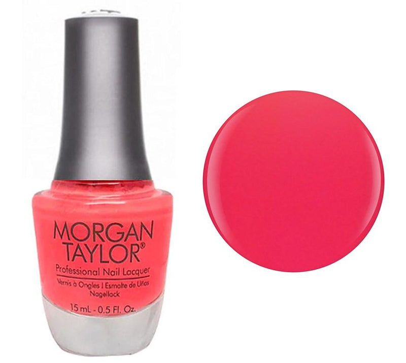 Morgan Taylor Brights Have More Fun - Dark Pink Neon Creme