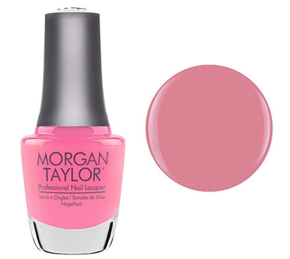 Morgan Taylor Make You Blink Pink - Light Pink Neon Creme