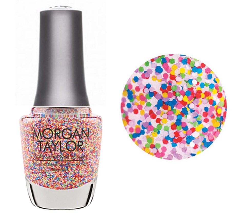 Morgan Taylor Lots Of Dots - Mixed Rainbow Speckles