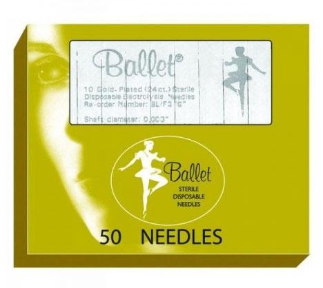Ballet Gold Needles F3 - Box of 50