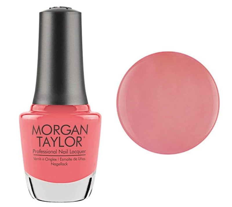 Morgan Taylor Manga-Round With me - Coral Pink Neon Creme
