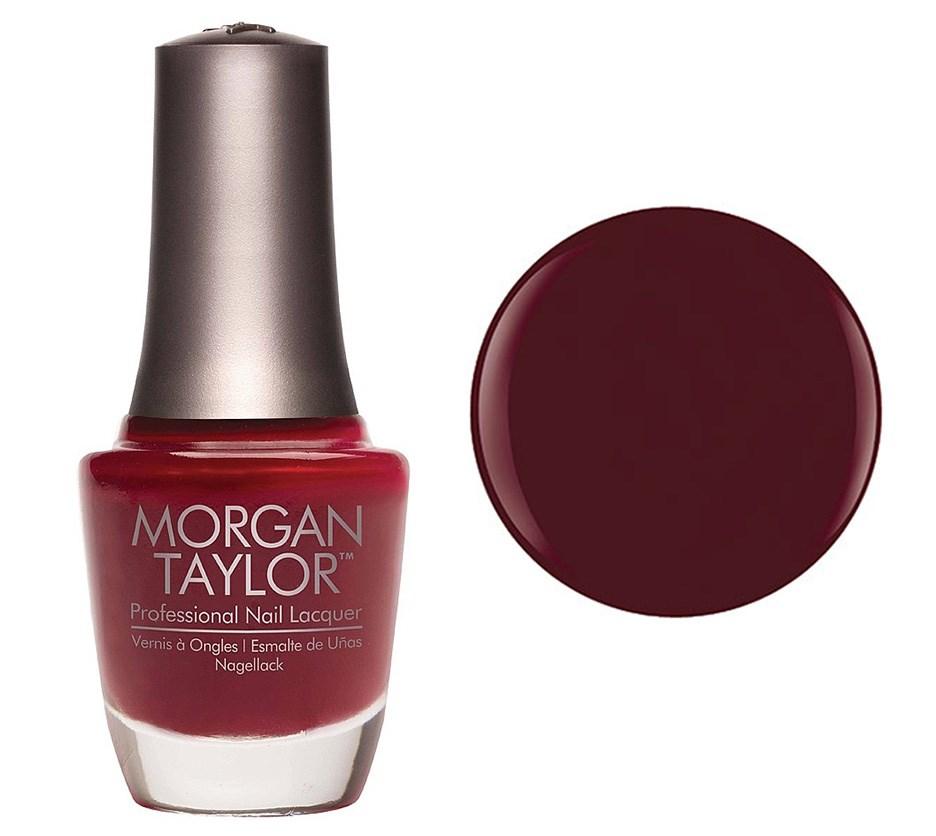 Morgan Taylor A Touch of Sass - Dark Red Creme