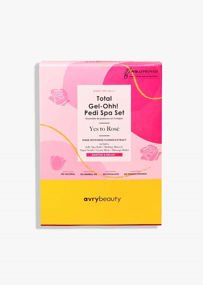 Avry Beauty Gel-Ohh Pedi 5 Step Kit - Yes to Rose