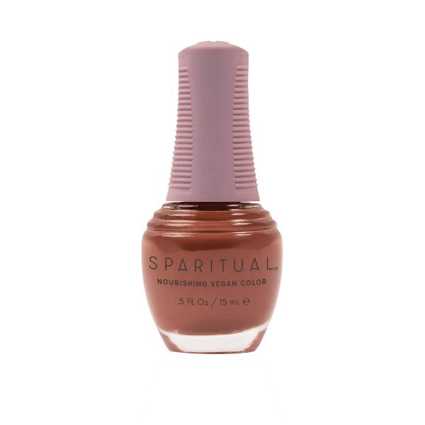 Sparitual Nourishing Lacquer Polish - Open Hearted - Copper Shimmer - 15ML