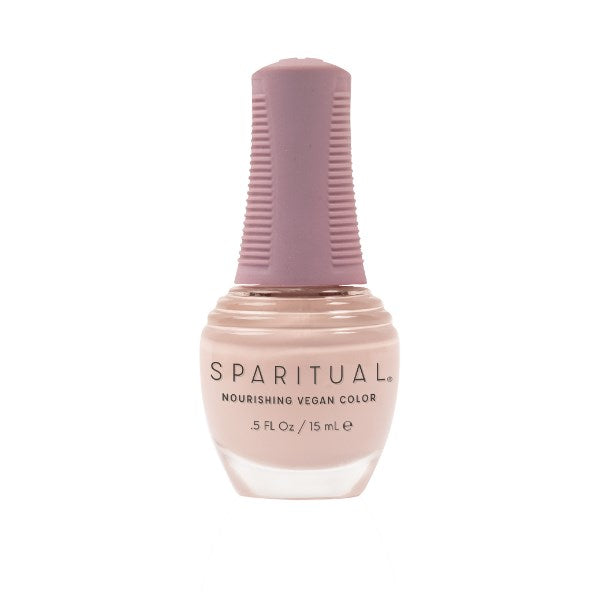 Sparitual Nourishing Lacquer Polish - Slow Beauty - Nude Pink Creme - 15ML