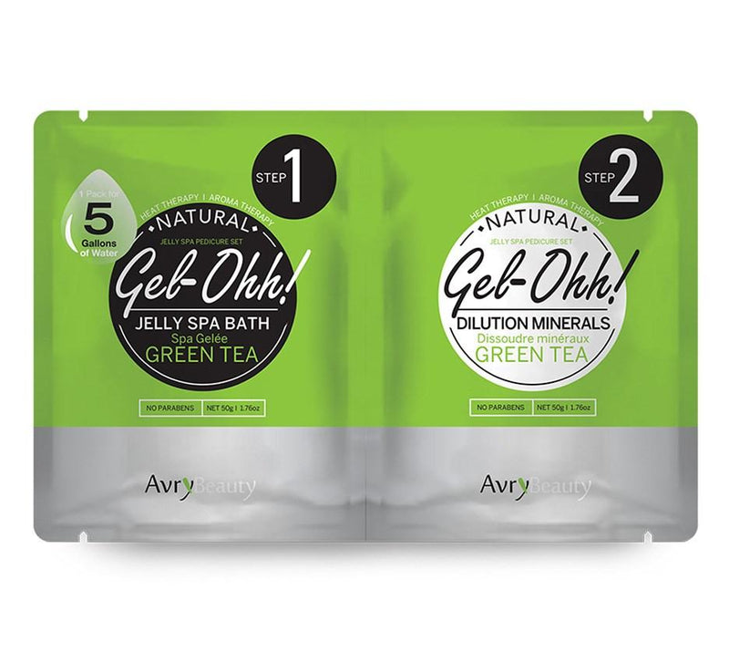 Avry Gel-Ohh! Jelly Spa 2-Step Pedi Bath - Green Tea