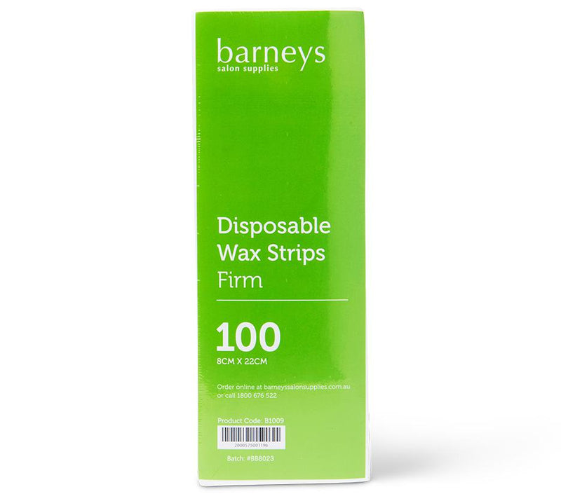 Barneys Spunlace White Wax Strip - Firm Pack of 100