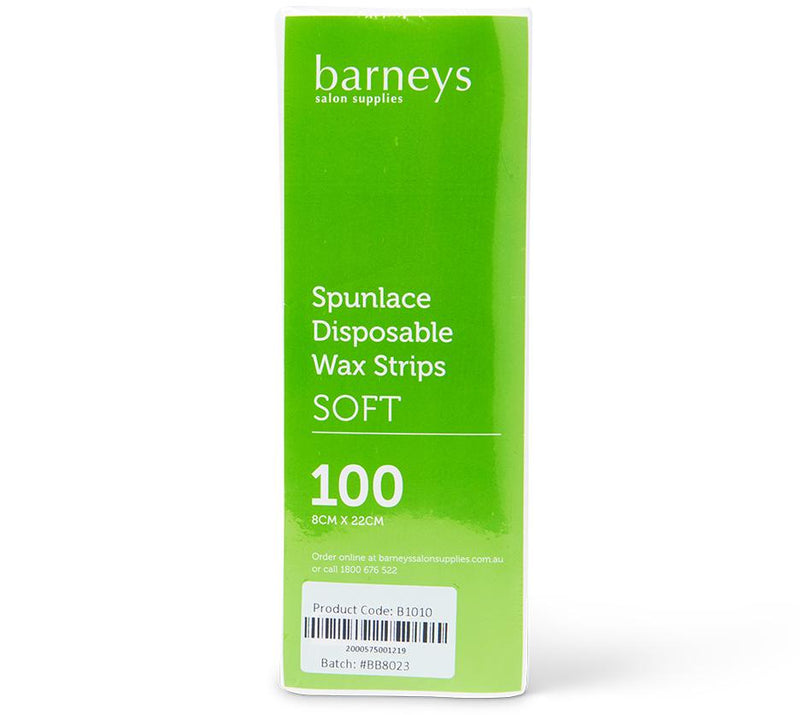 Barneys Spunlace White Wax Strip - Soft Pack of 100