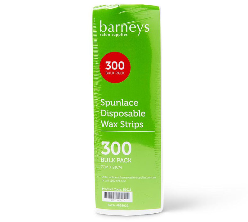 Barneys Spunlace White Wax Strip - Value Pack of 300