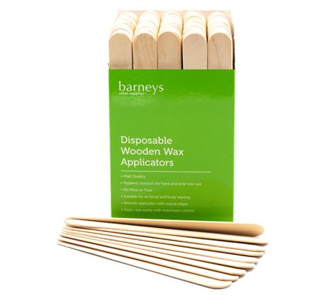 Barneys Disposable Wooden Wax Applicators - Large Size (250)
