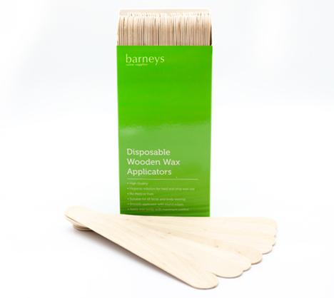 Barneys Disposable Wooden Wax Applicators -Jumbo Size (100)