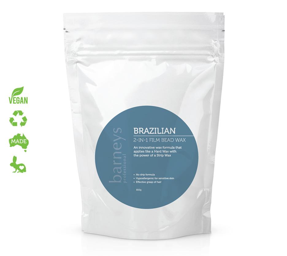 Barneys Brazilian 2 in 1 Film Bead Wax - 800g