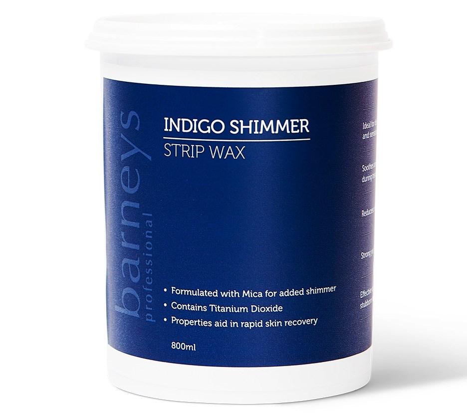 Barneys Indigo Shimmer Strip Wax - 800g