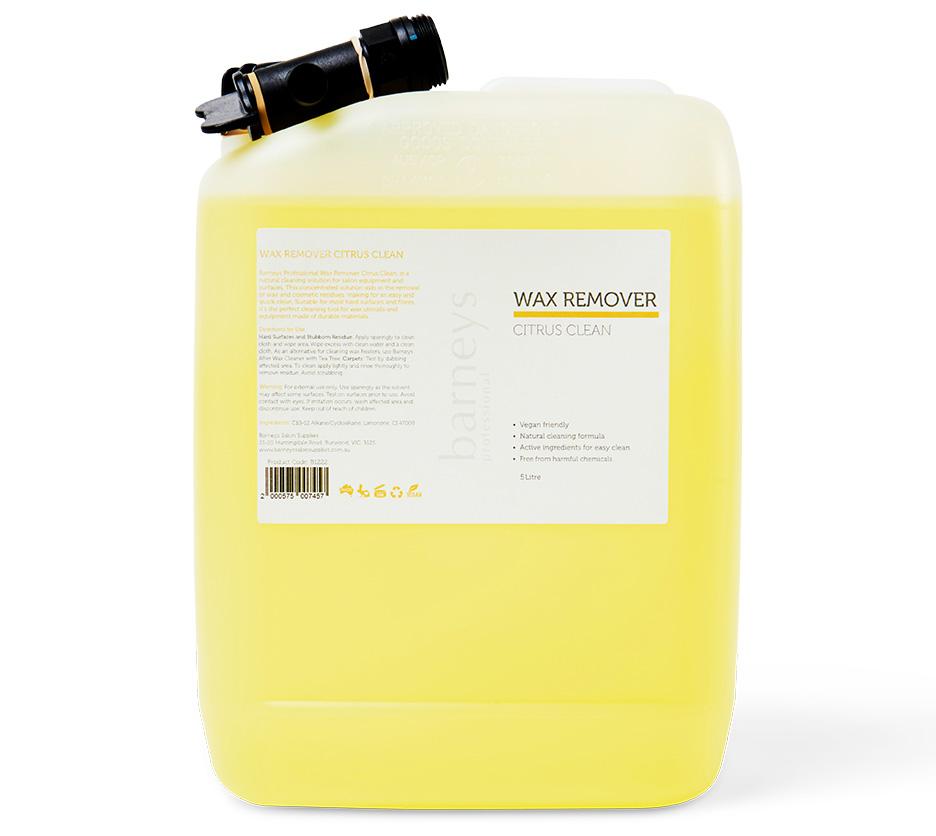 Barneys Wax Remover Citrus Clean Refill- 5 Litre