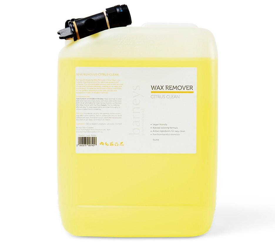 Barneys Wax Remover Citrus Clean Refill- 5 Litre
