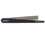 Barneys Disposable Tapered Black Nail File - Pack of 10 Grit #120/240