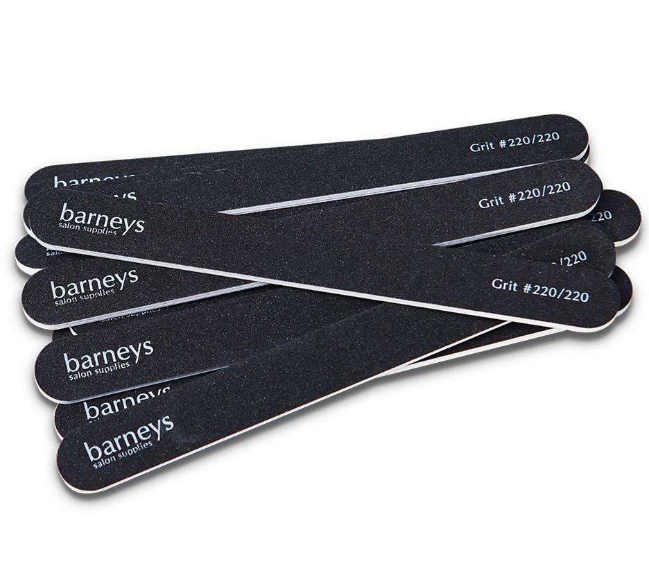 Barneys Cushioned Nail File #220/220- Pack of 10