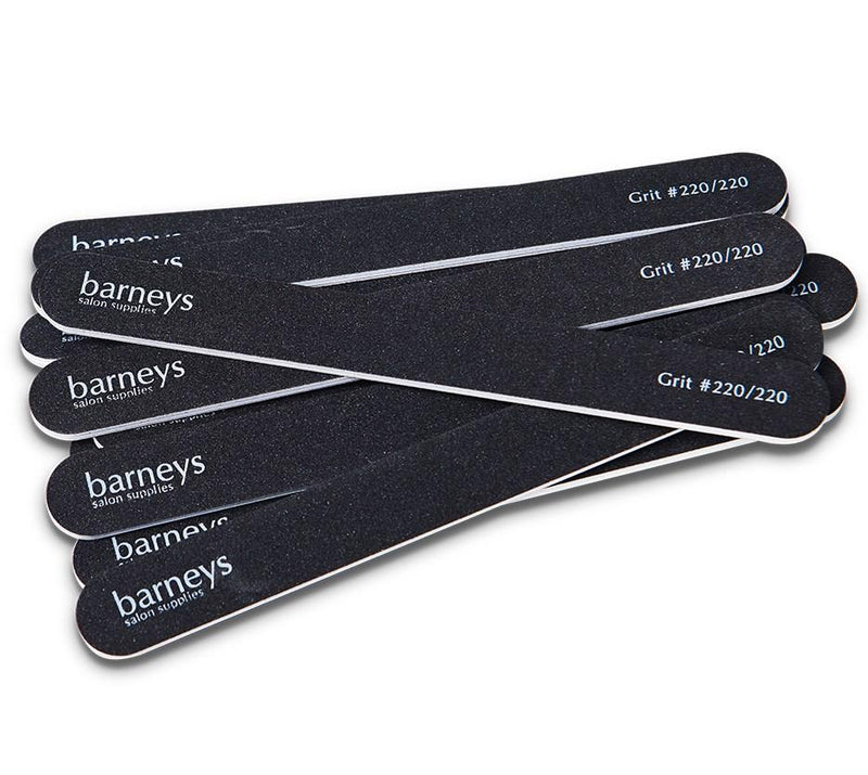 Barneys Cushioned Nail File #220/220- Pack of 10