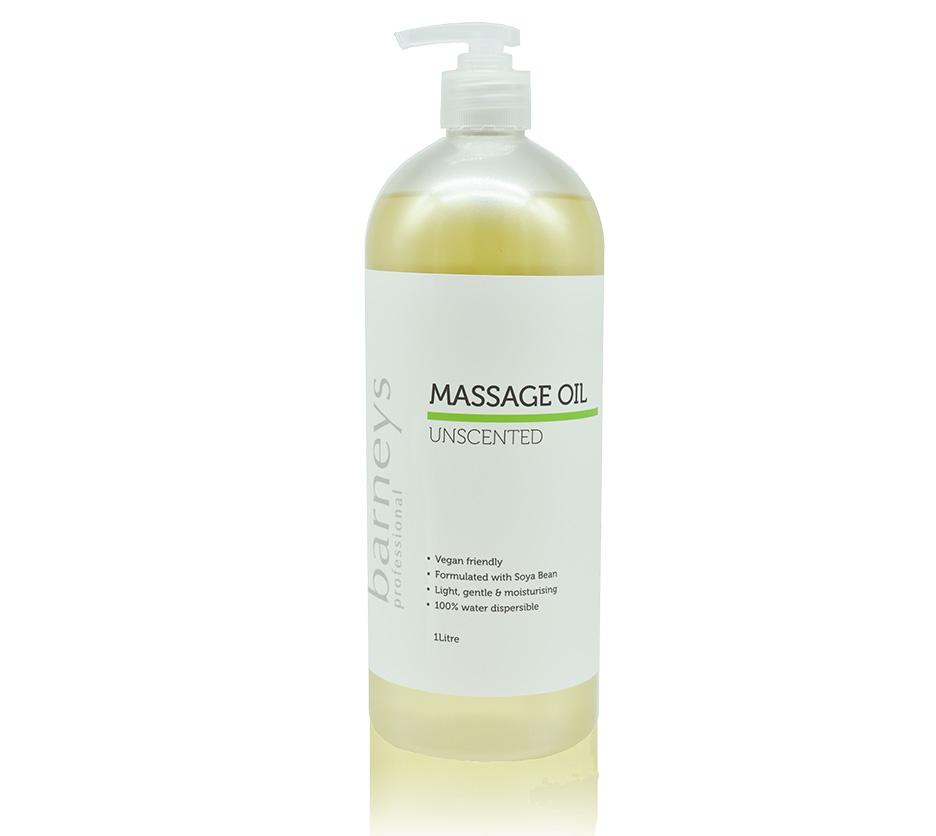 Barneys Unscented Massage Oil - 1 Litre