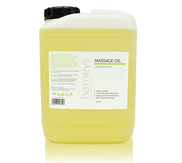 Barneys Unscented Massage Oil Unscented- 5 Litre
