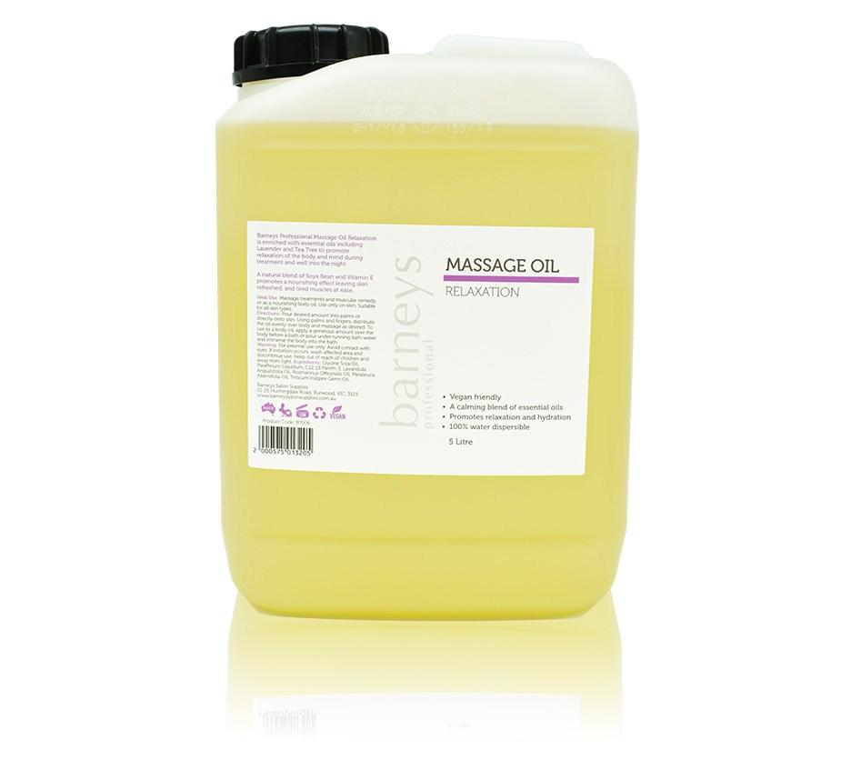 Barneys Relaxation Massage Oil - 5 Litre