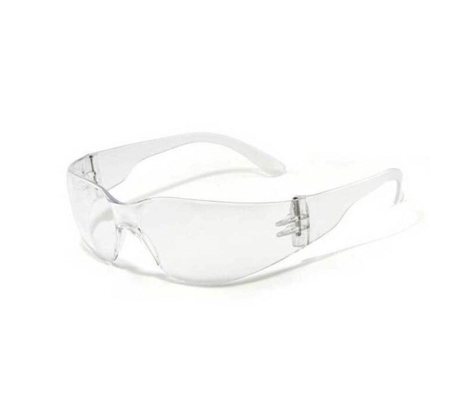 Bastion Safety Glasses Medium Impact, Hardcoat, UV400 rated Clear Lens - 4 Units