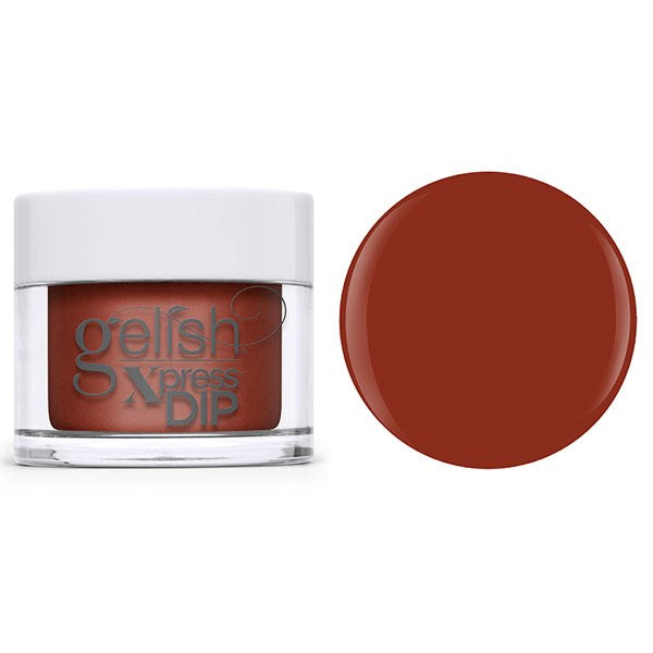 Gelish Xpress Dip Powder  - Afternoon Escape - Burnt Orange Crème