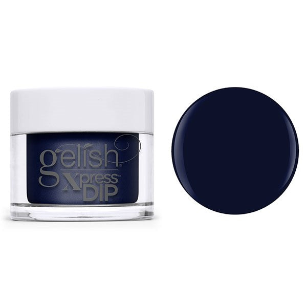 Gelish Xpress Dip Powder - Laying Low - Rich Navy Blue Crème