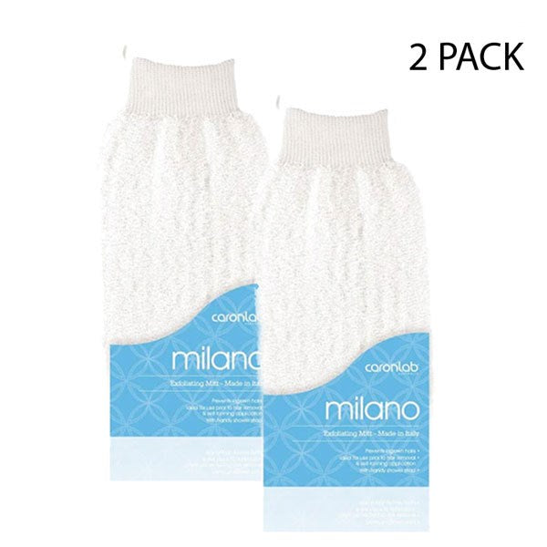 CaronLab Milano Exfoliating Mitt White - 2 Units