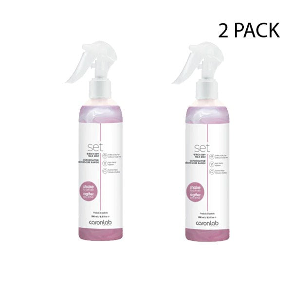 CaronLab Quick Dry Wax Mist with Trigger Spray - 250ml - 2 Units