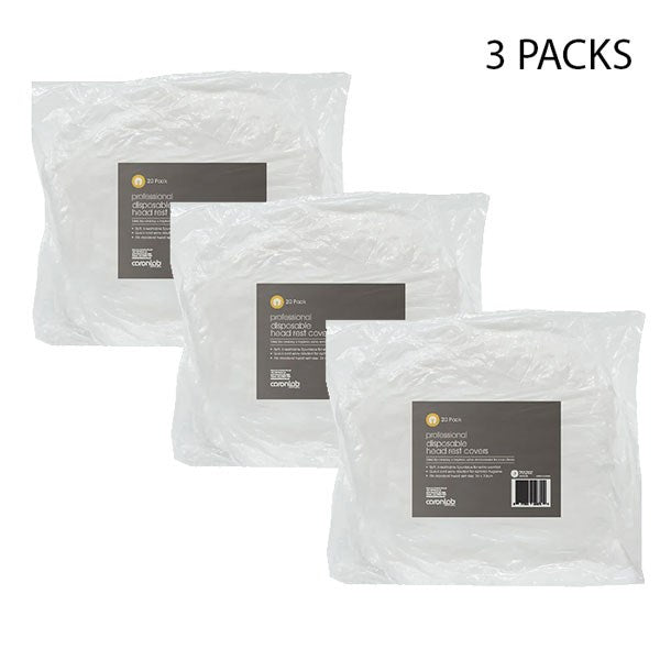 CaronLab Disposable Face / Head Rest Cover - 20 Pack - 3 Units