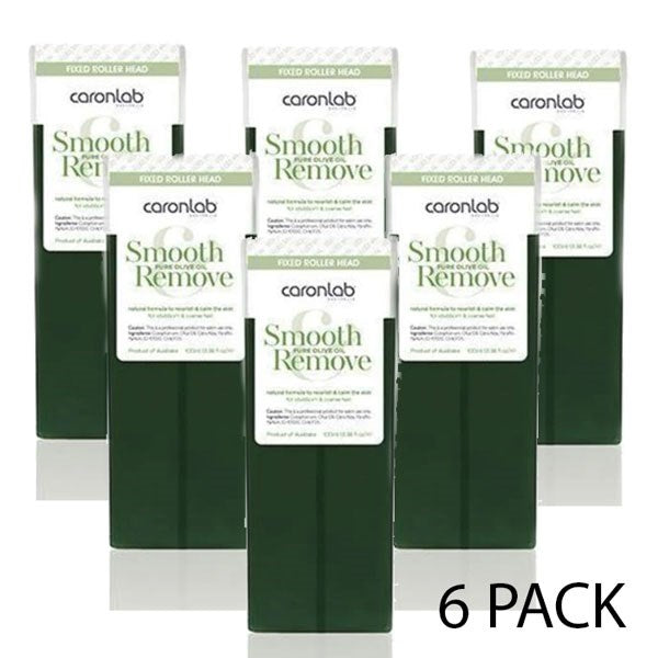 CaronLab Smooth & Remove Olive Oil Fixed Head Cartridge - 100ml - 6 Units