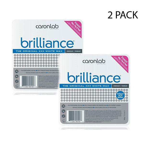 CaronLab Brilliance Hard Wax - 500g Pallet Tray - 2 Units