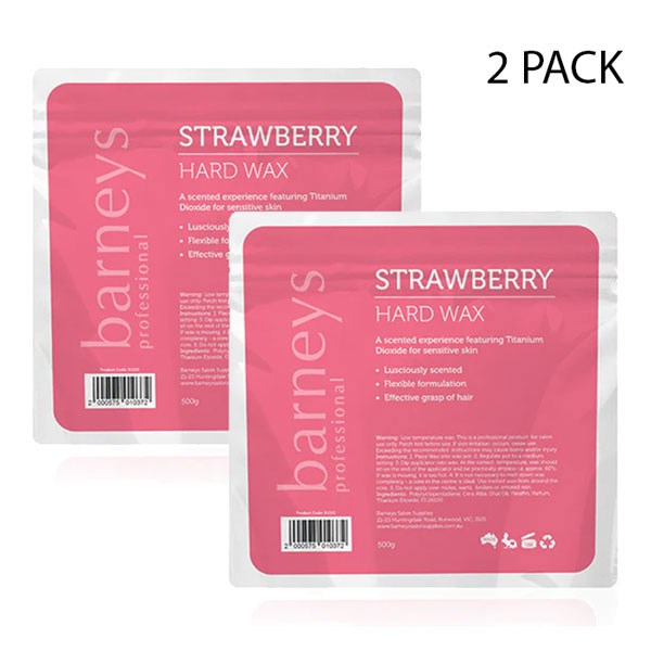 Barneys Strawberry Hard Wax Melts - 500g - 2 Packs