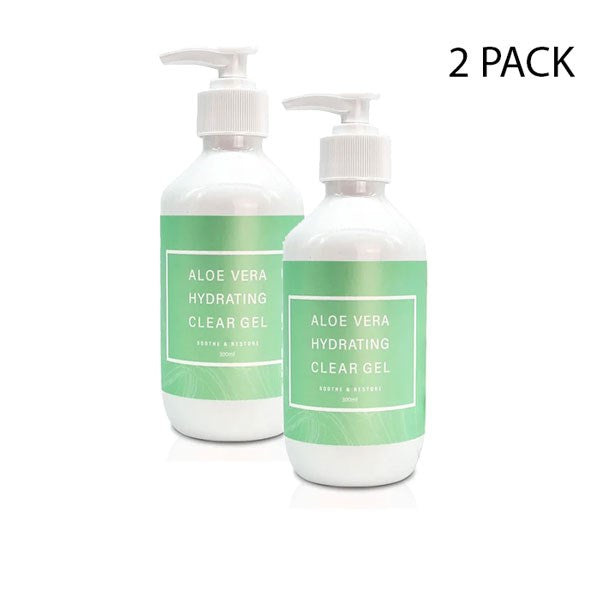 Barneys Aloe Vera Hydrating Clear Gel - 300ml - 2 Units
