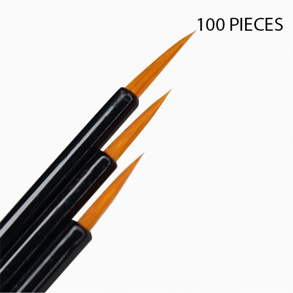Barneys Disposable Precision Eyeliner Brush - 50 Pack - 2 Units